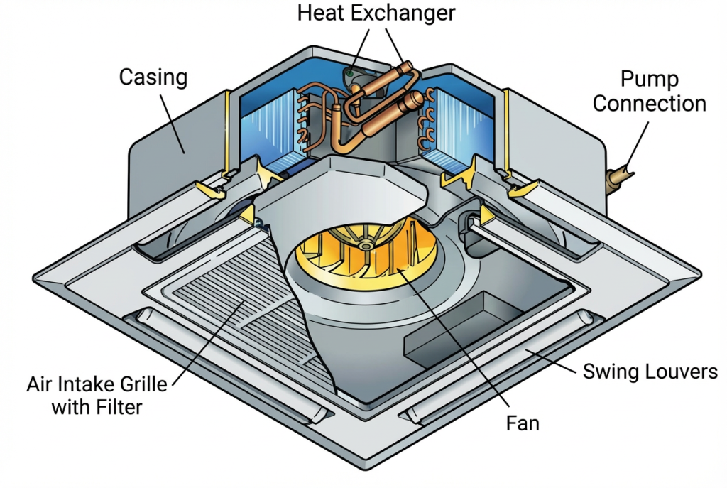 Устройство фанкойла